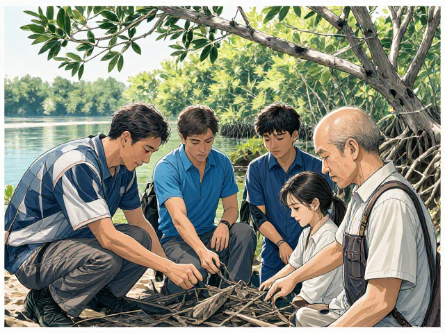 红树林边缘濒危物种保护,减少野生个体替代需求