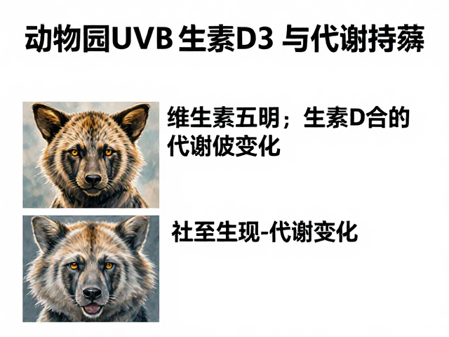 动物园人工繁育,UVB光照与维生素D3合成应对季节性代谢变化