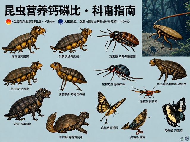 动物园人工繁育与导览系统，昆虫营养钙磷比科普指南