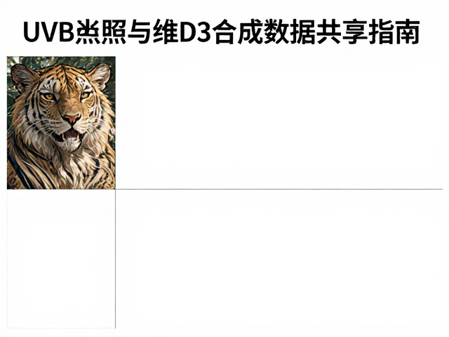 动物园人工繁育，UVB光照与维D3合成数据共享指南