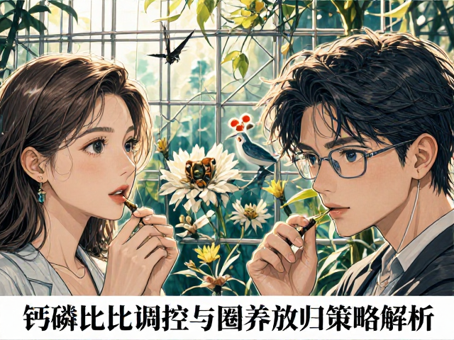 动物园人工繁育昆虫营养补充,钙磷比调控与圈养放归策略解析