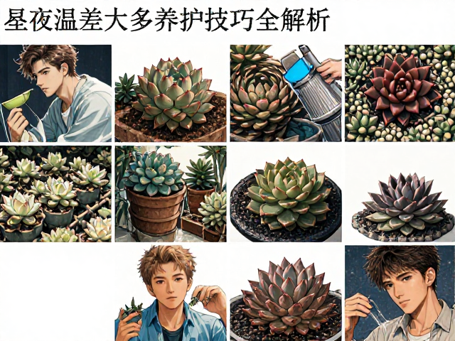 昼夜温差大多肉植物怎么养？分布范围与养护技巧全解析