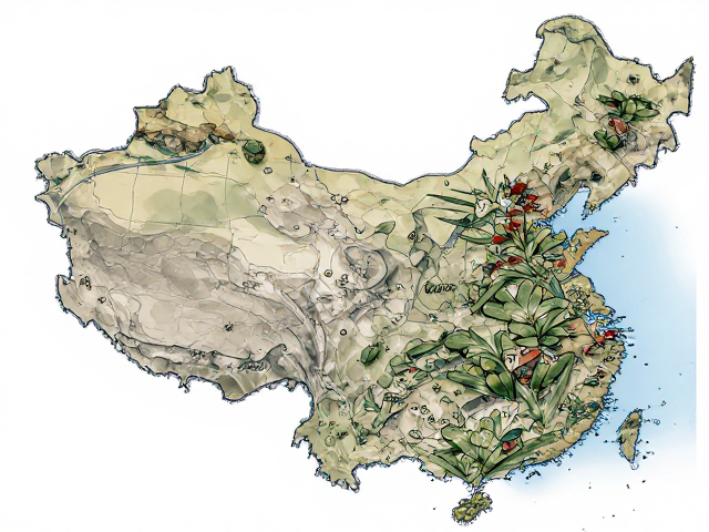 耐脱水低矮灌木分布范围，揭秘极端环境下的生存智慧