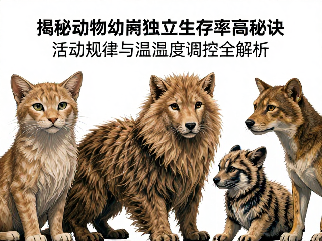 揭秘动物幼崽独立生存率高秘诀，活动规律与温湿度调控全解析