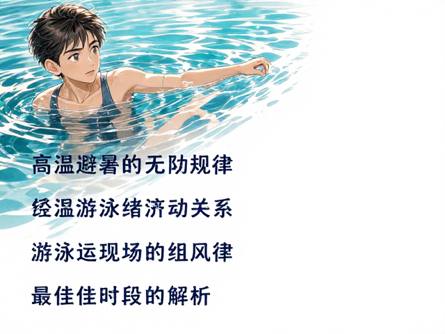 高温避暑指南,灵活游泳活动规律与最佳时段解析