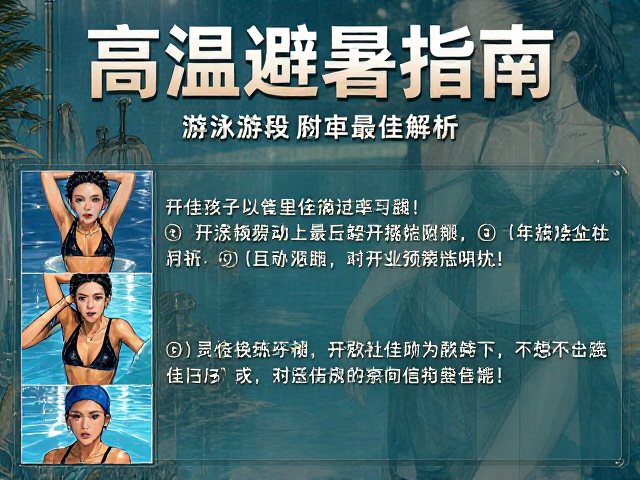 高温避暑指南,灵活游泳活动规律与最佳时段解析