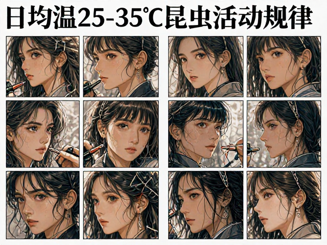 日均温25-35℃昆虫活动规律,高温期虫情高发与防治指南