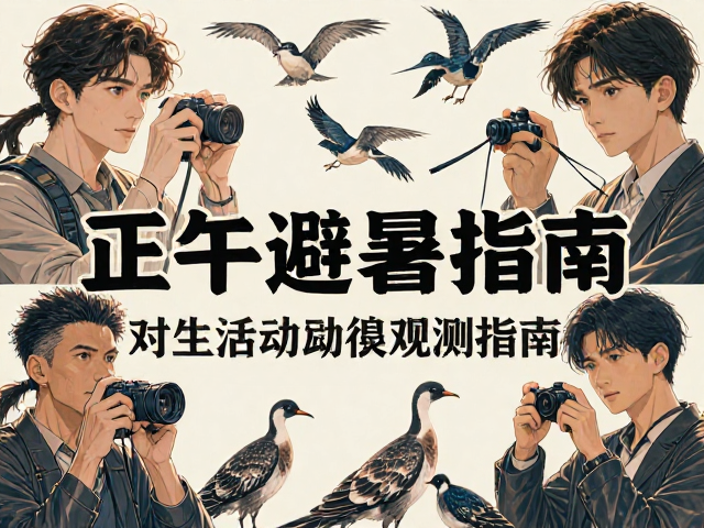 正午避暑指南,大型鸟类活动规律与栖息地观测指南