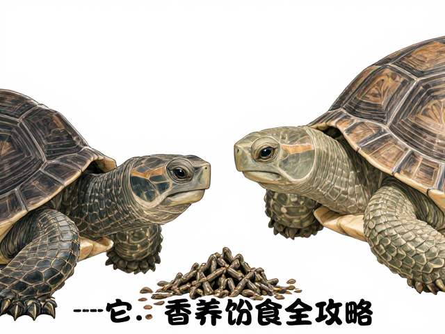 乌龟雌雄辨别与孵化介质、开口饲料全攻略