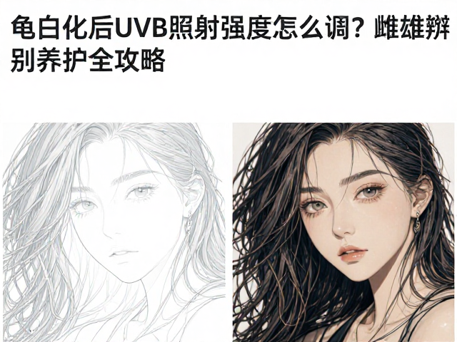 龟白化后UVB照射强度怎么调？雌雄辨别与养护全攻略