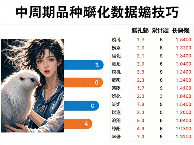 中周期品种孵化数据统计，快速掌握雌雄辨别核心技巧