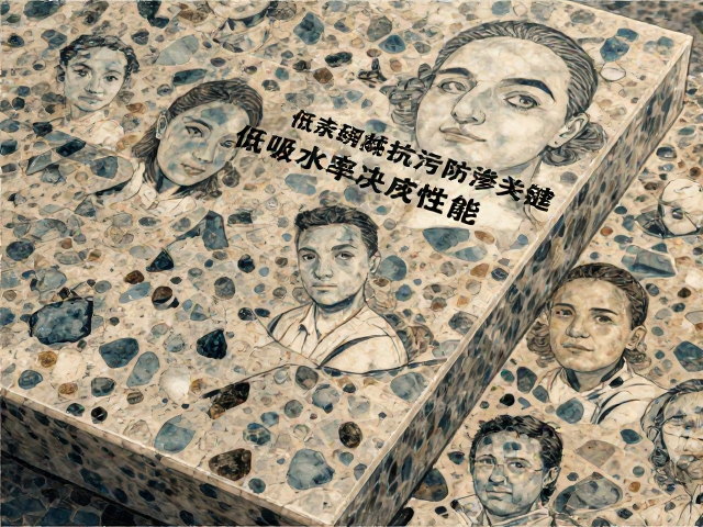 花岗岩板材抗污防渗关键,低吸水率决定耐腐蚀性能