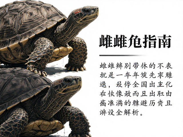 乌龟雌雄辨别指南,一年多次繁殖与躲避所设置全解析