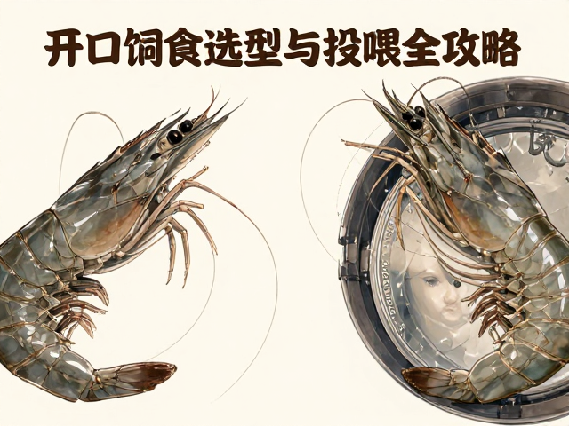 南美白对虾雌雄辨别与畸形率控制,开口饲料选型与投喂全攻略