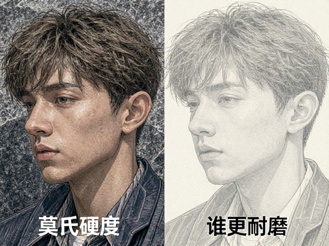 花岗岩与石灰华莫氏硬度对比,谁更耐磨?