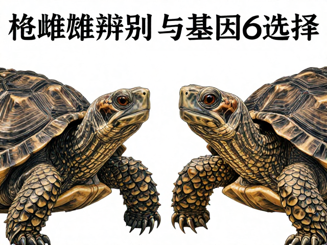 龟龟雌雄辨别与基因选择，保湿促蜕皮全攻略