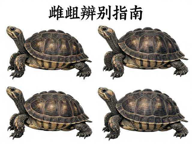 龟类雌雄辨别指南，繁殖季前必查的透气性要求与特征
