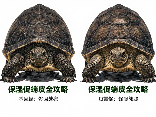 龟龟雌雄辨别与基因选择,保湿促蜕皮全攻略