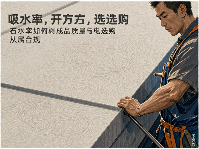 石材切割加工选料开方，吸水率如何影响成品质量与选购