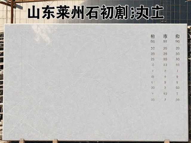 山东莱州石材切割加工,规格板价格、工艺与选购指南