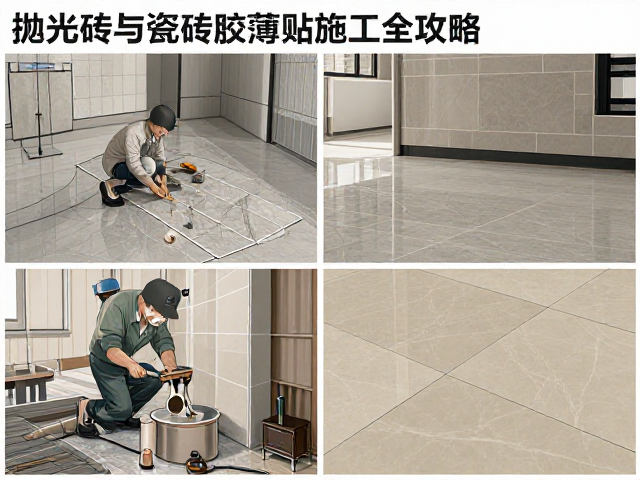 石材瓷砖种类详解,抛光砖与瓷砖胶薄贴施工全攻略