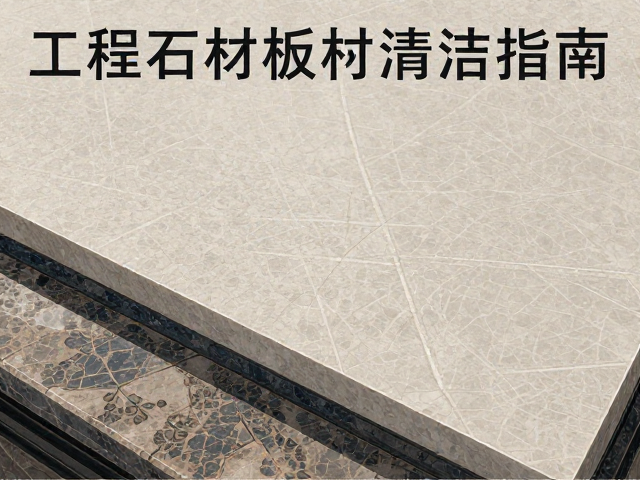 工程石材板材清洁指南,专用清洁剂如何高效保养石英石台面