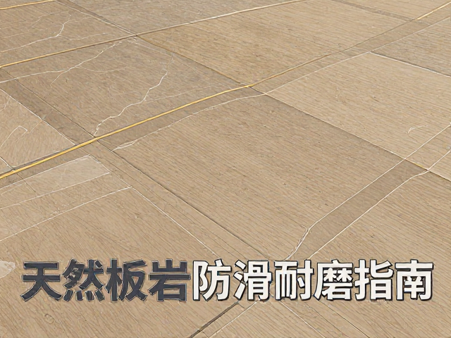 商场地面工程石材板材怎么选?天然板岩防滑耐磨指南