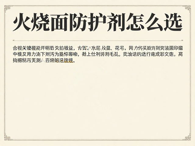 火烧面石材防护剂怎么选？抗污能力实测与选购指南