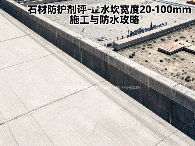 石材防护剂怎么用？止水坎宽度20-100mm施工与防水攻略