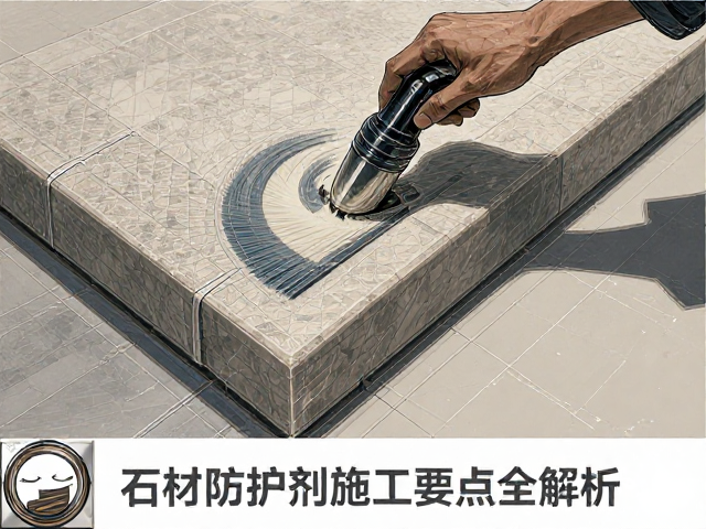 门槛石海棠角怎么切?石材防护剂施工要点全解析