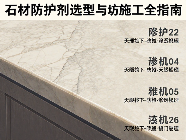 天然大理石防护与固定支撑，石材防护剂选型与施工全指南
