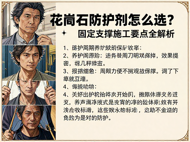 花岗岩防护剂怎么选？固定支撑施工要点全解析