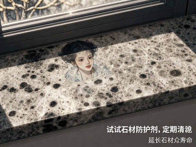 窗台石发霉发黑?试试石材防护剂,定期清洁,延长石材寿命