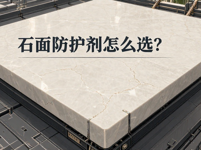 石英石台面防护剂怎么选？宽度20-100mm板材施工全解析