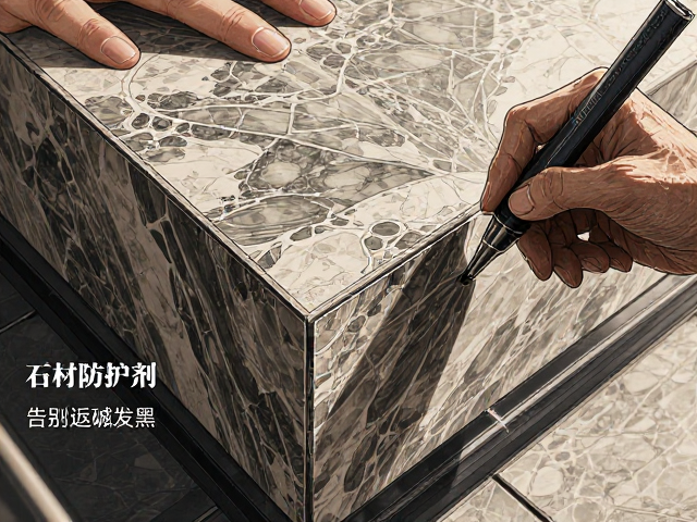 石材防护剂怎么刷?火烧面阴角处理全攻略,告别返碱发黑