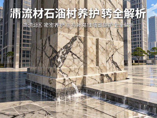 石材清洁养护指南,高流量区加密养护与外墙立面防护全解析