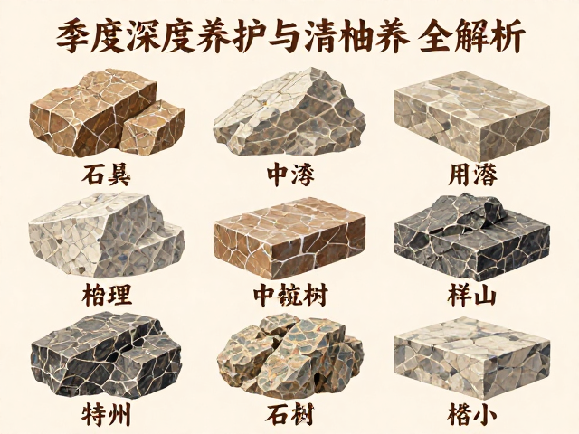 石材种类识别指南,季度深度养护与清洁养护全解析