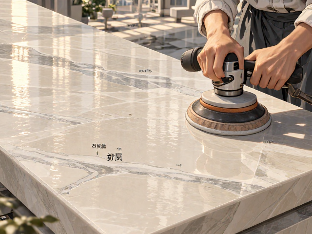 石材结晶硬化怎么用?低速抛光机操作指南与清洁养护技巧