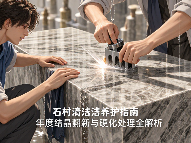 石材清洁养护指南，年度结晶翻新与硬化处理全解析