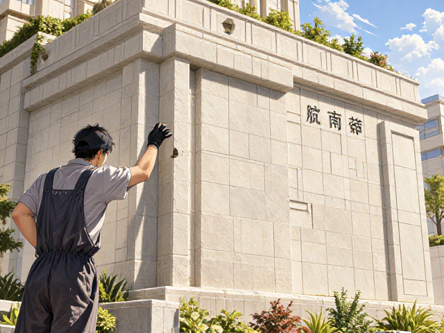 外墙石材清洁养护指南,种类识别与立面防护全解析