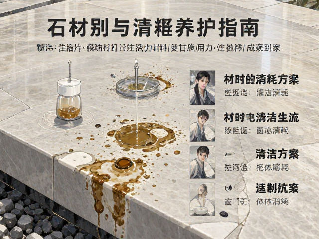 石材种类识别与清洁养护指南，精准计算材料消耗成本