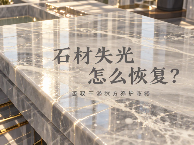石材失光怎么恢复?专业清洁干燥养护全攻略
