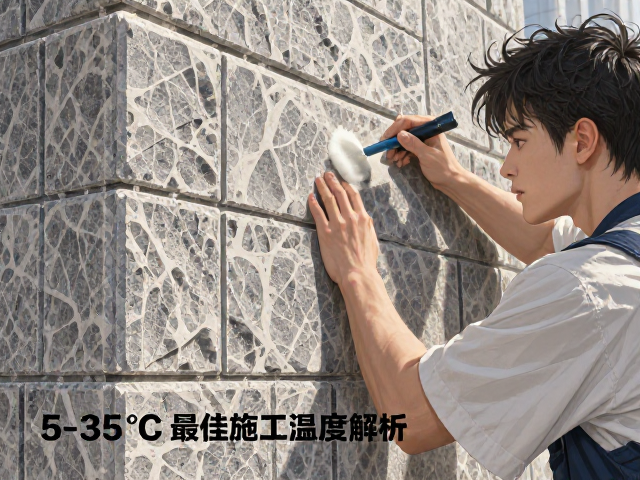 石材清洁养护指南,外墙立面防护技巧,5-35℃最佳施工温度解析
