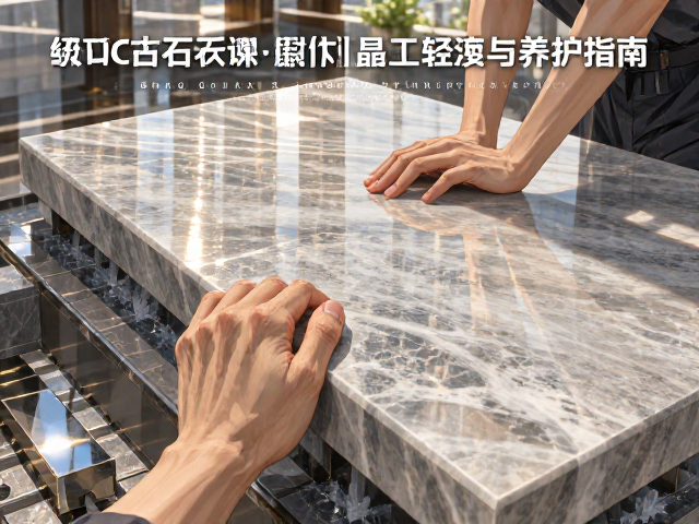 石材晶面处理技巧,5-35℃最佳施工温度与清洁养护指南