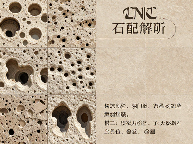 石材瓷砖种类详解,洞石与CNC雕刻定制全攻略