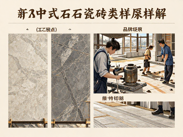 新中式石材瓷砖种类详解，排版预演与全屋定制指南