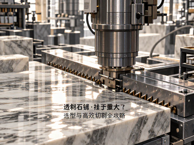 透光石材加工难度大?金刚石锯片选型与高效切割全攻略
