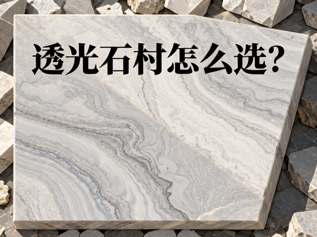 透光石材怎么选？天然纹理独特且避开酸性腐蚀指南