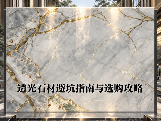 高端玉石背景墙怎么选？透光石材避坑指南与选购攻略