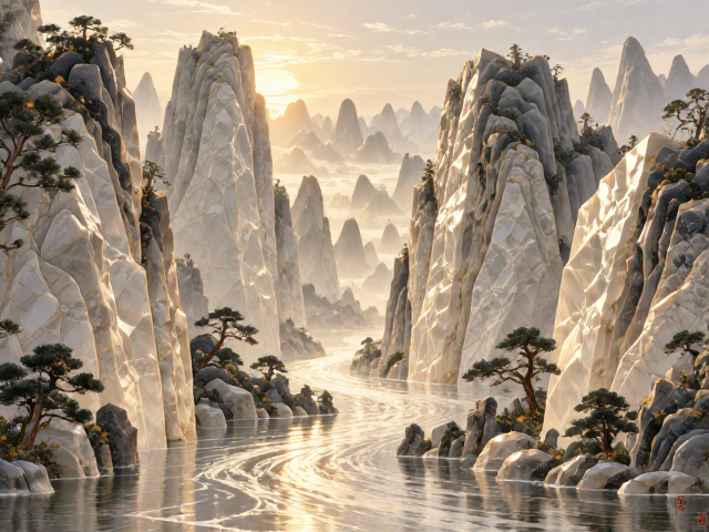 透光石材打造山水意境,玛瑙类天然纹理的高级美学指南